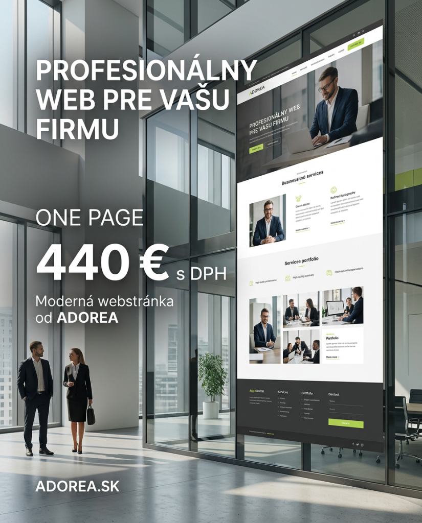 onepage tvorba webu